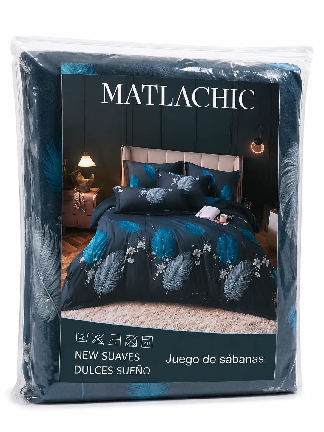Ensemble de lit MATLACHIC en emballage transparent