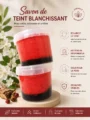 Savon de teint blanchissant naturel
